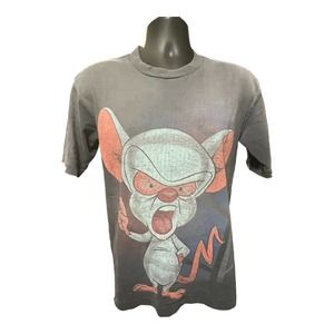 VINTAGE 1994 Animaniacs Original Pinky and the Brain T-Shirt